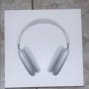 Apple type Headphones - Sleek Silver Design